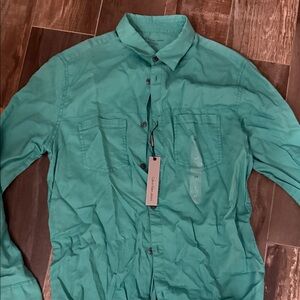 Calvin Klein Men's Aqua Shirt Jacket
